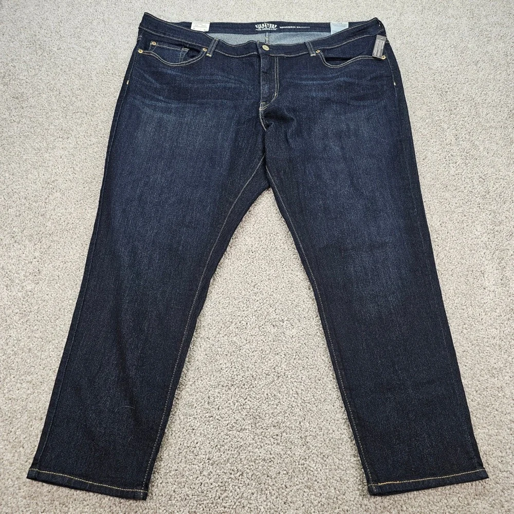 New Signature by Levi Strauss & Co Modern Skinny Jeans Dark Wash Womens Size 24S